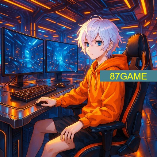 Imagem promocional da 87GAME mostrando a plataforma e suas vantagens