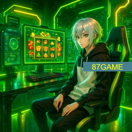 Imagem promocional da 87GAME mostrando a plataforma e suas vantagens